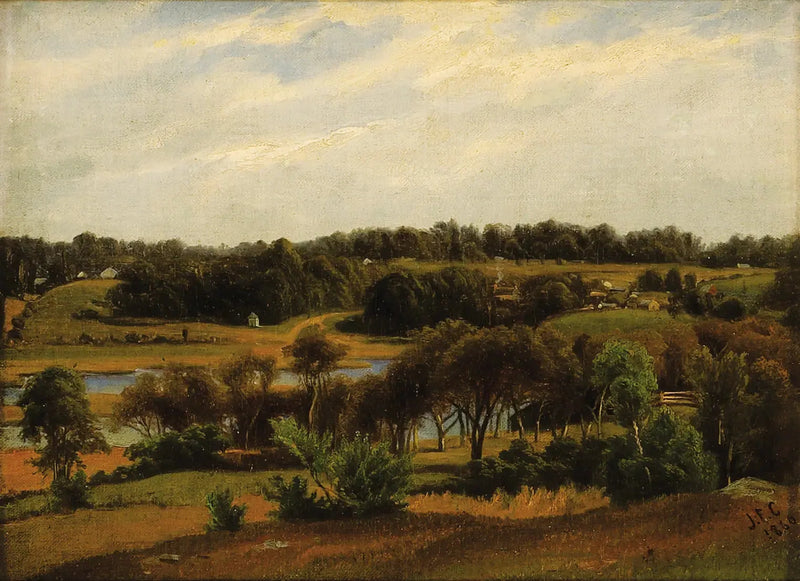 Paisagem rural - Jasper Francis Cropsey