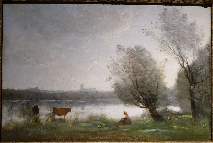 Paisagem sem título - Jean-Baptiste Camille Corot