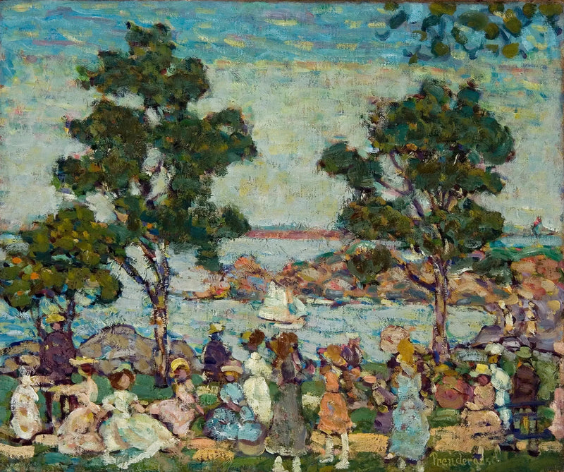 Paisagem (Cena de parque) - Maurice Prendergast