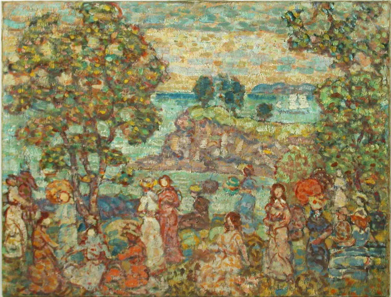Paisagem (Cena de Praia) - Maurice Prendergast