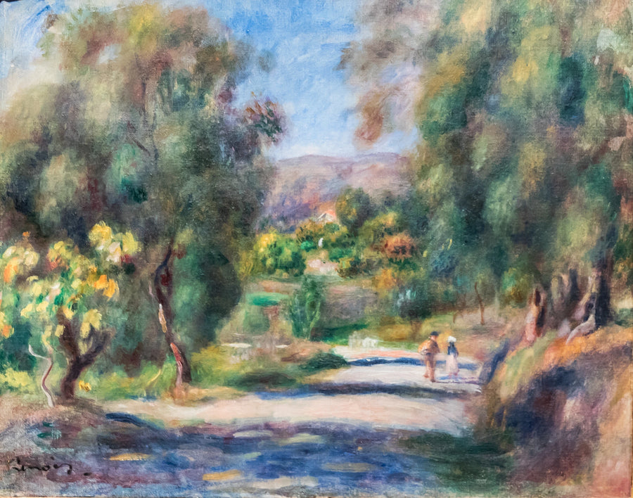 Paisagem do Sul da França - Pierre-Auguste Renoir