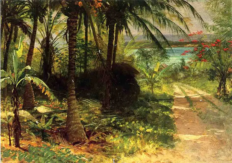Paisagem tropical - Albert Bierstadt