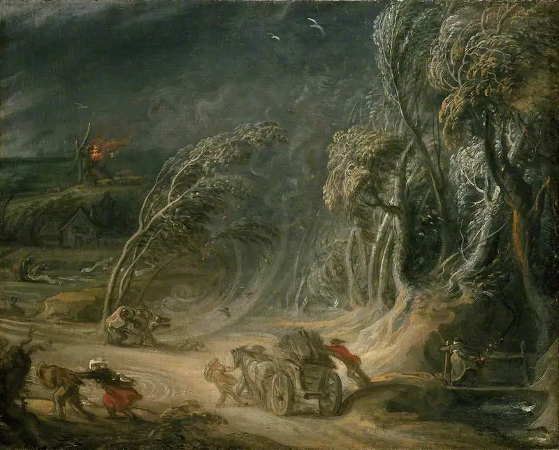 Paisagem: Uma tempestade - Peter Paul Rubens