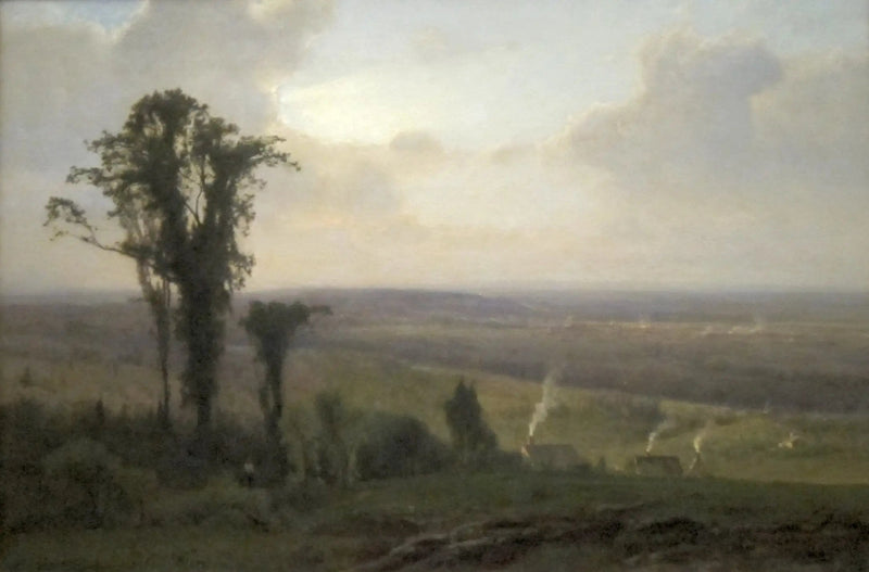 Paisagem, vale do Hudson - George Inness