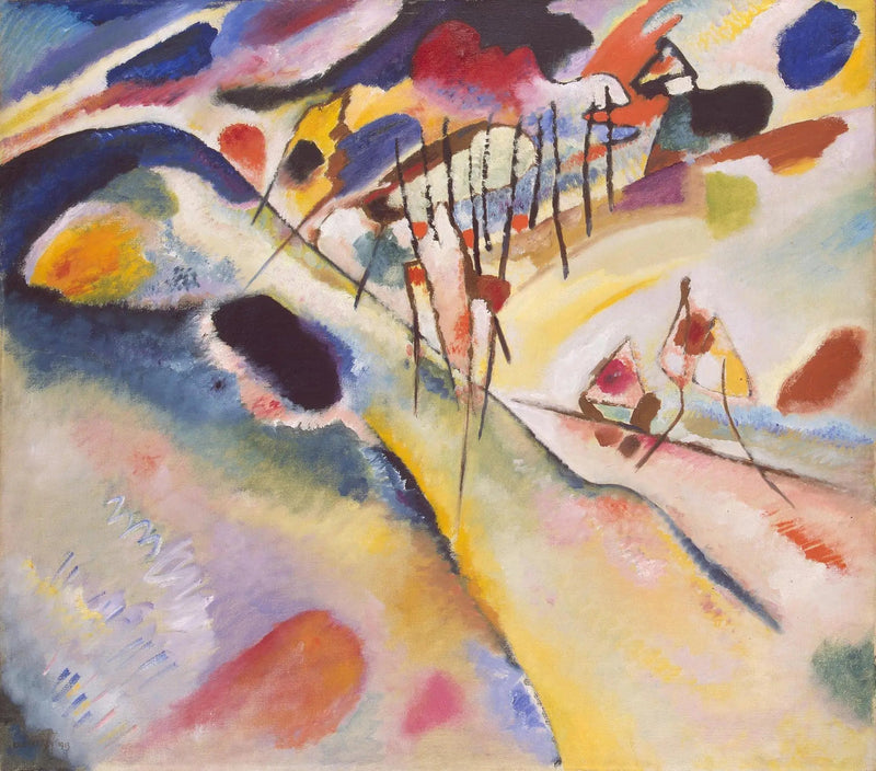 Paisagem - Vassily Kandinsky