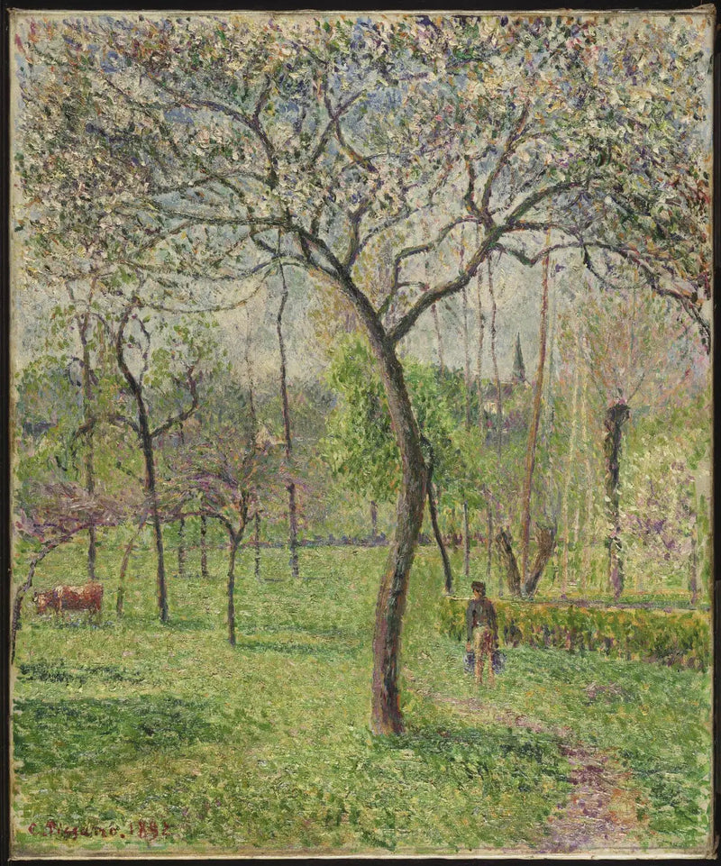 Paisagem (Pomar) - Camille Pissarro