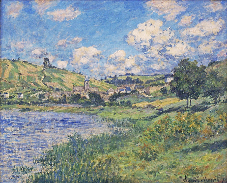 Paisagem. Vétheuil W526 - Claude Monet