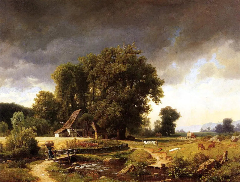 Paisagem Westphalien - Albert Bierstadt