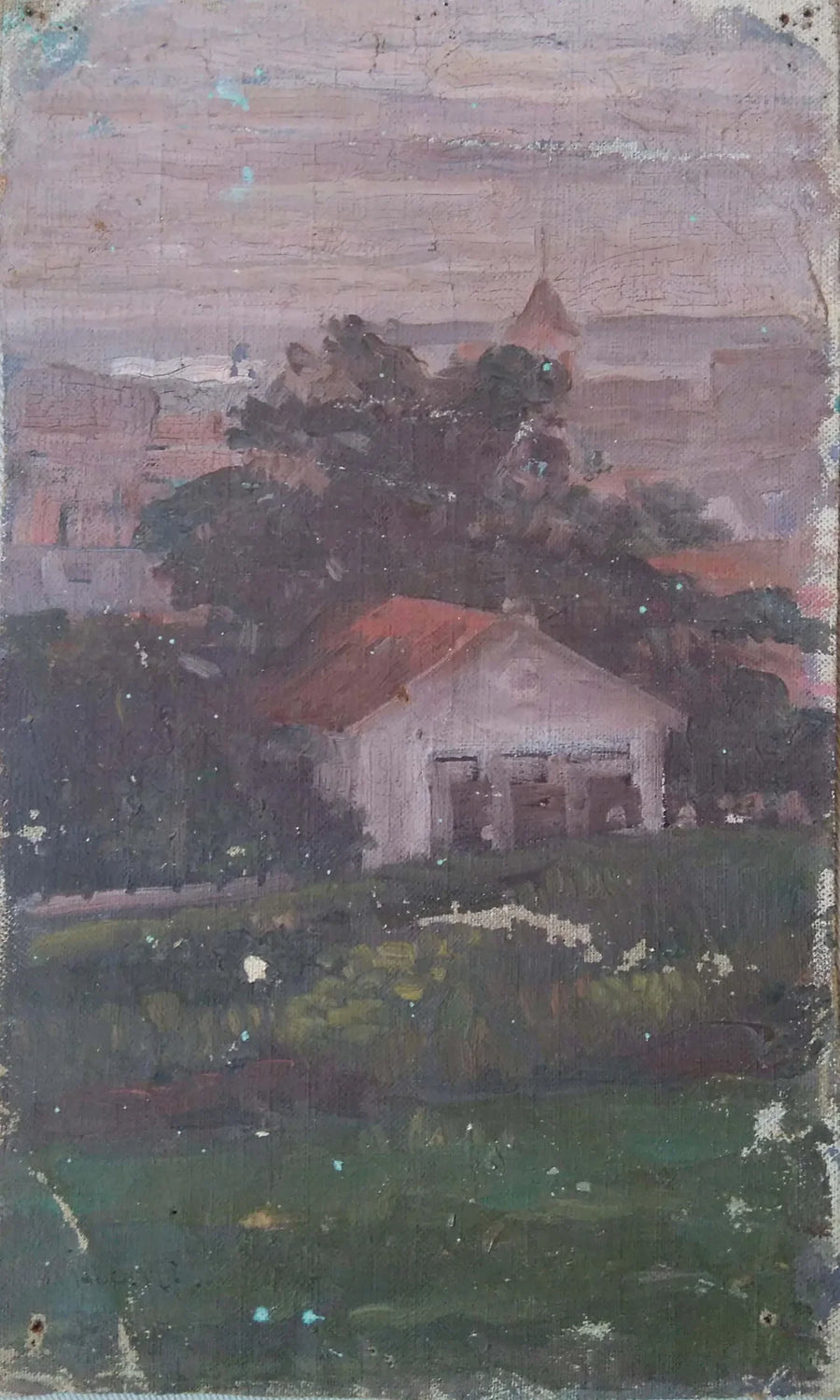 Paysagem com casa - Eliseu Visconti