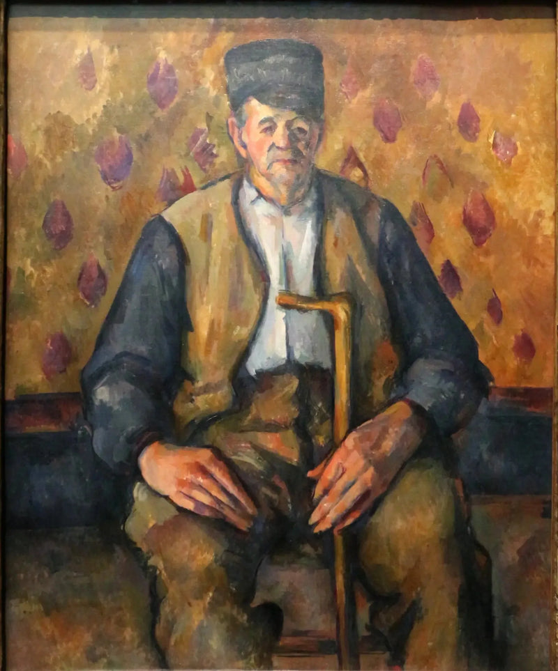 Camponês sentado - Paul Cézanne
