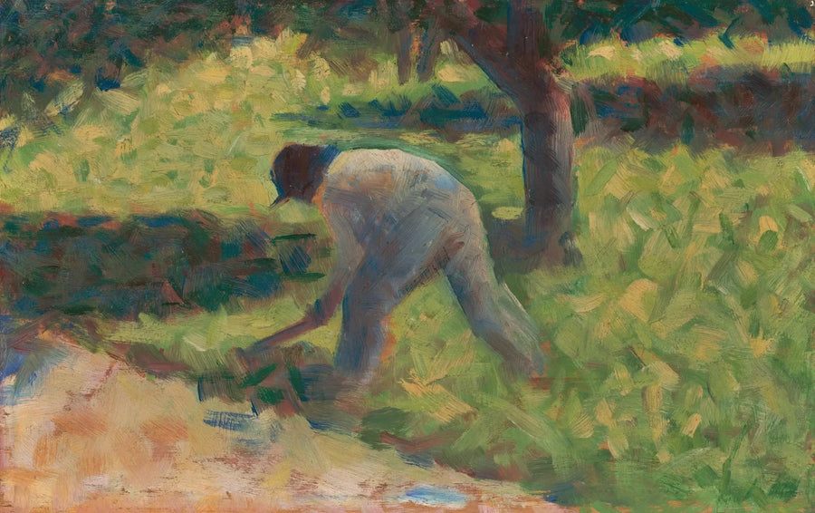 Camponês com uma enxada - Georges Seurat