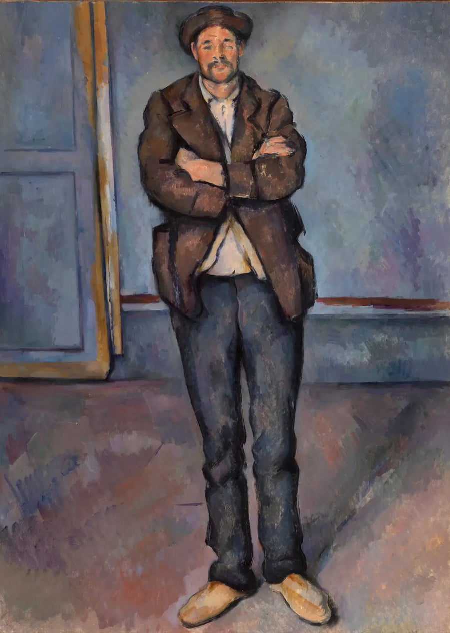 Camponês em pé, com os braços cruzadosCamponês em pé, com os braços cruzados - Paul Cézanne