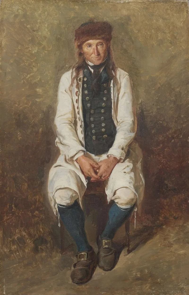 Camponês em traje de Hesse - Ludwig Knaus