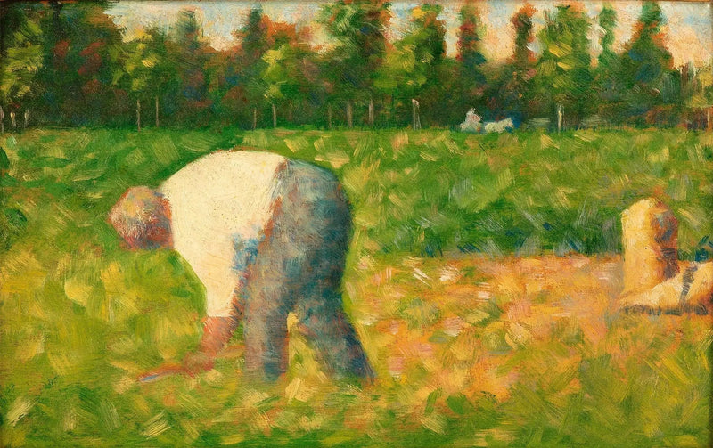 Camponês trabalhando - Georges Seurat