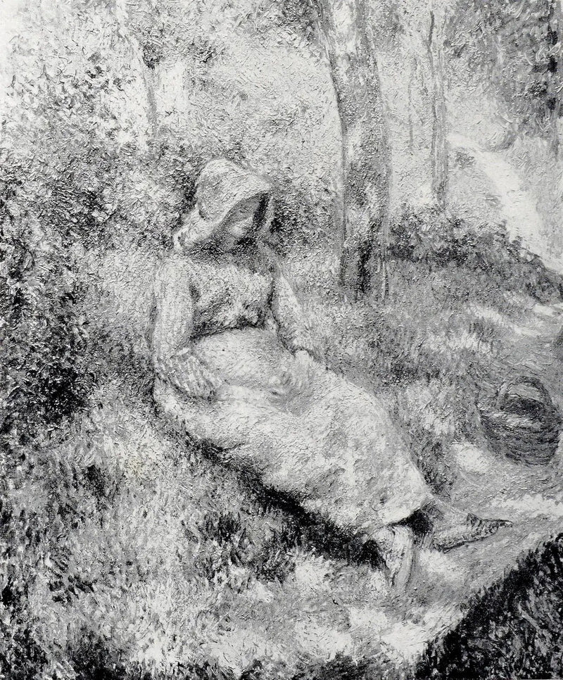 Camponesa sentada - Camille Pissarro