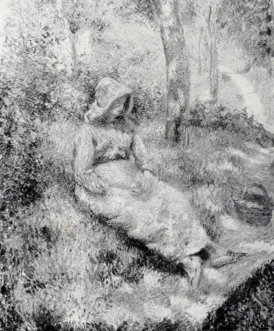 Camponesa sentada - Camille Pissarro