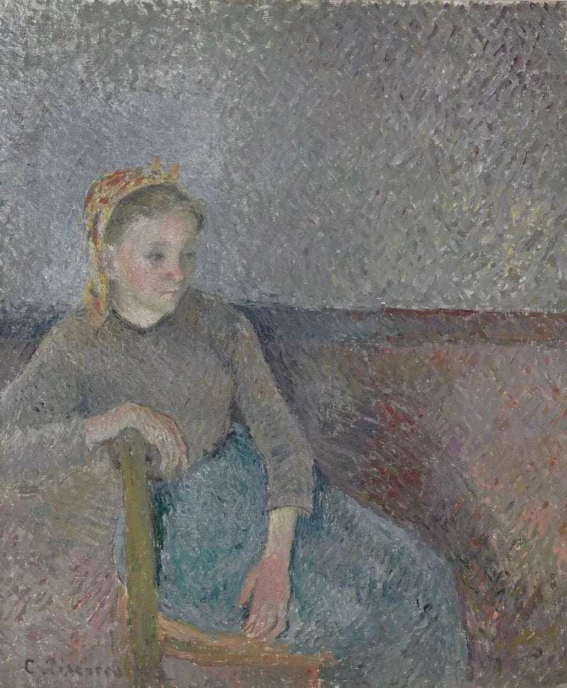 Camponesa sentada - Camille Pissarro