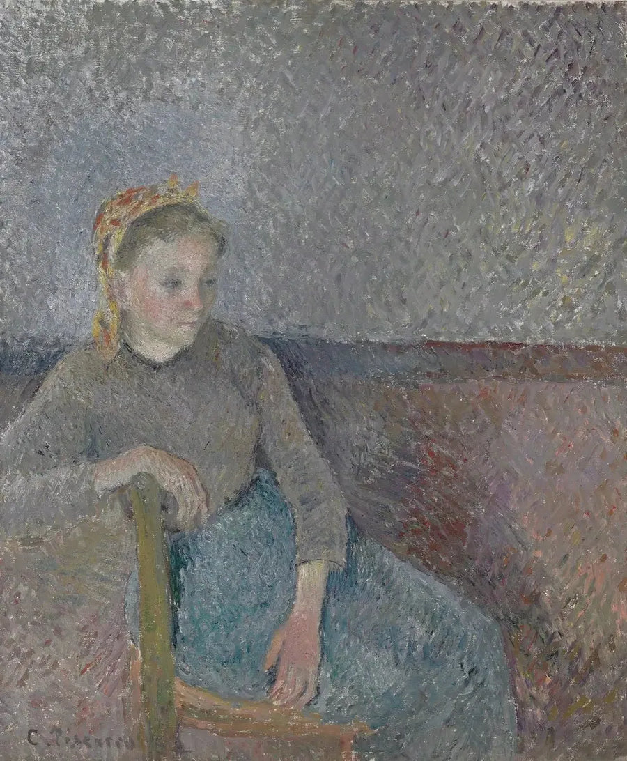 Camponesa sentada - Camille Pissarro