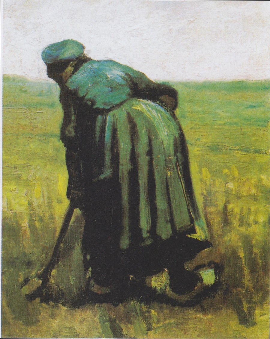 Paysanne creusant vue de dos F95 JH827 — Vincent van Gogh