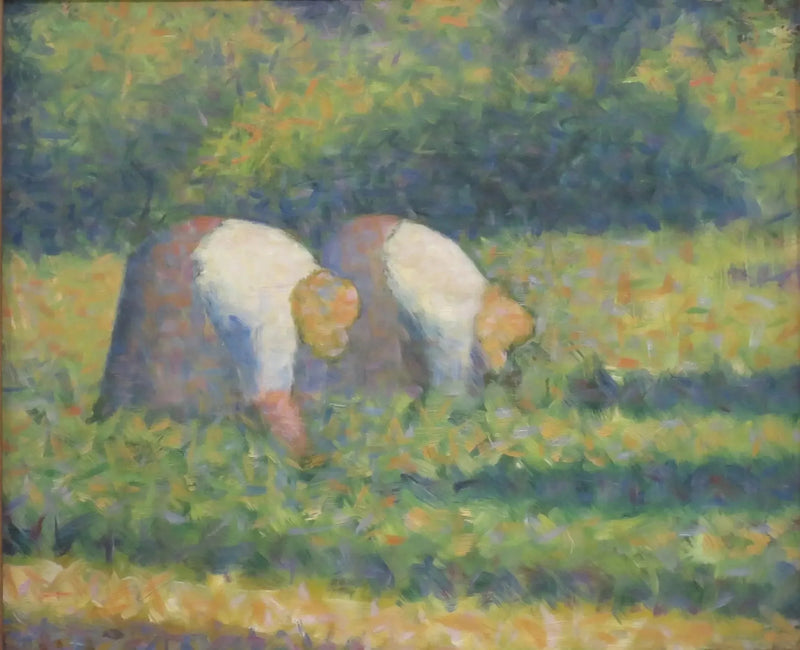 Camponesas ao trabalho - Georges Seurat