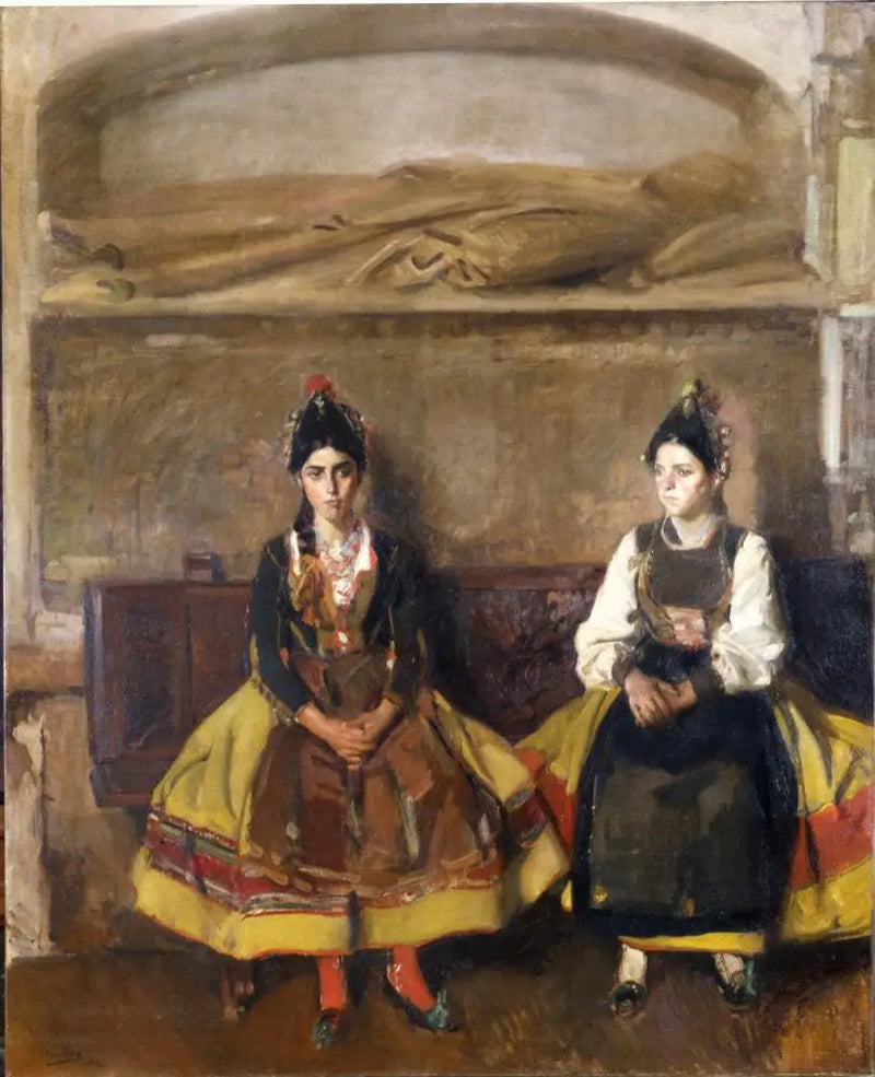 Camponesas de Segóvia (Espanha pitoresca, Segóvia) - Joaquín Sorolla