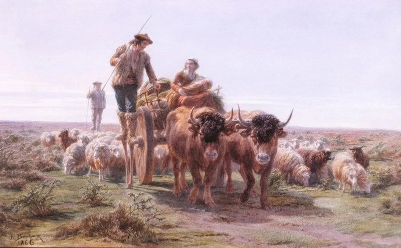 Camponeses landais indo ao mercado - Rosa Bonheur