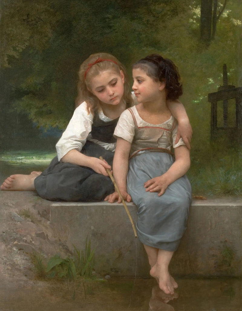 Pesca de rãs - Bouguereau