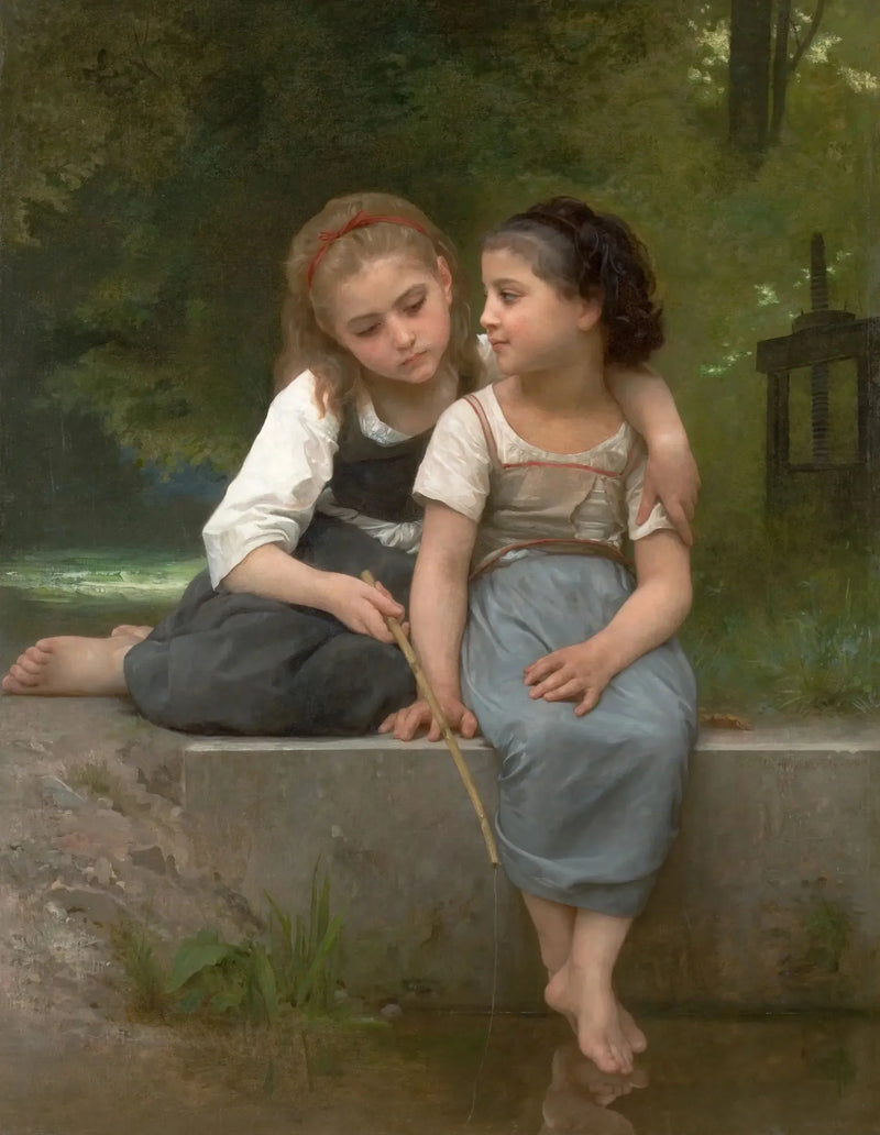 Pesca de rãs - Bouguereau