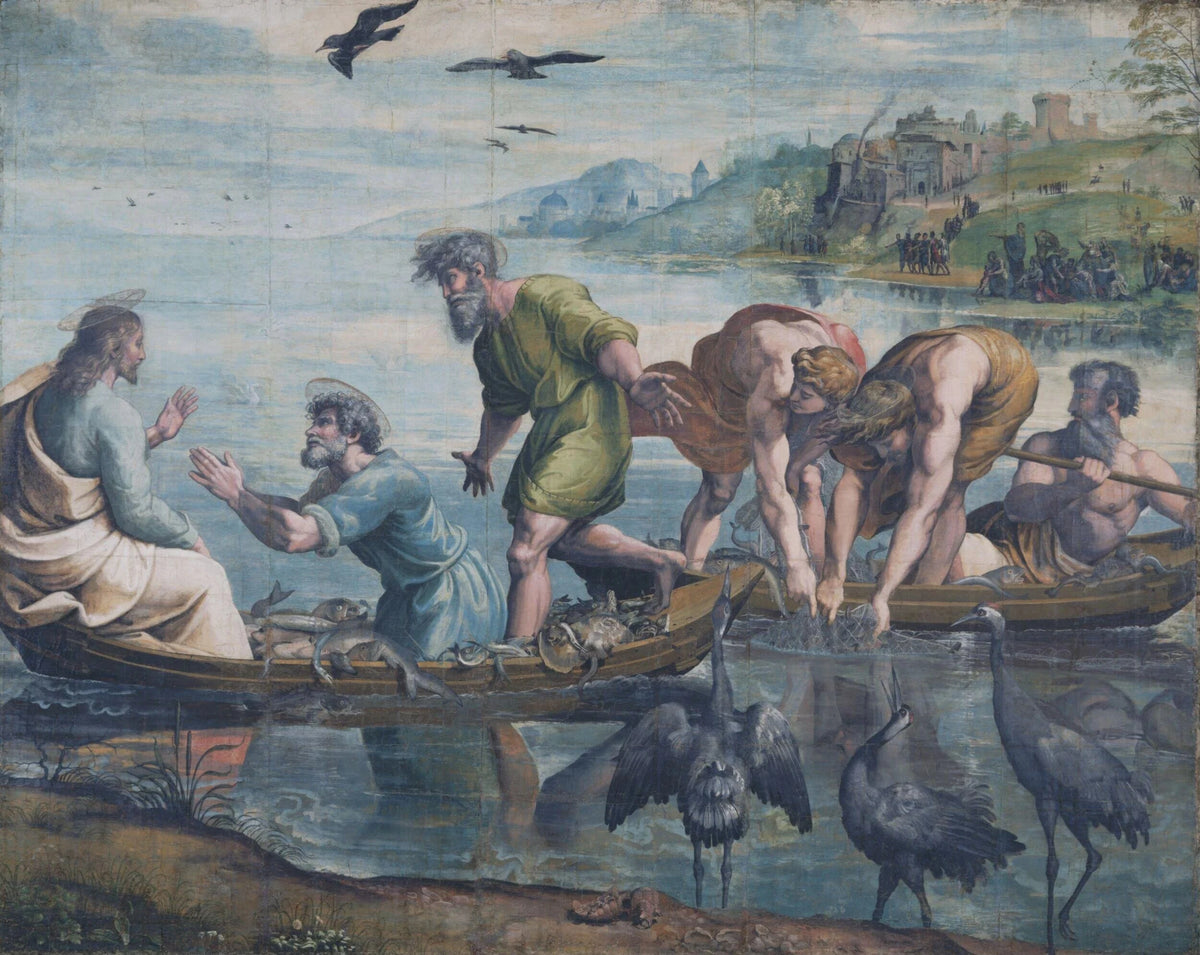 A Pesca Milagrosa, por volta de 1515-1516 - Raphaël