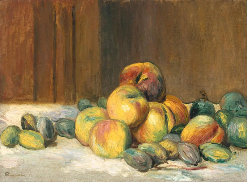 Pêssegos e amêndoas - Pierre-Auguste Renoir