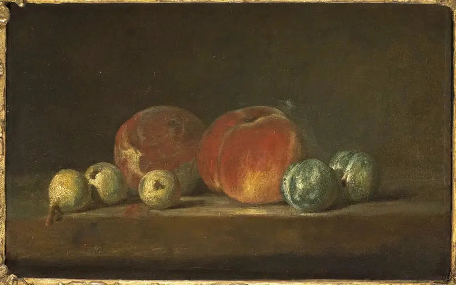 Pêssegos e Ameixas - Jean Simeón Chardin