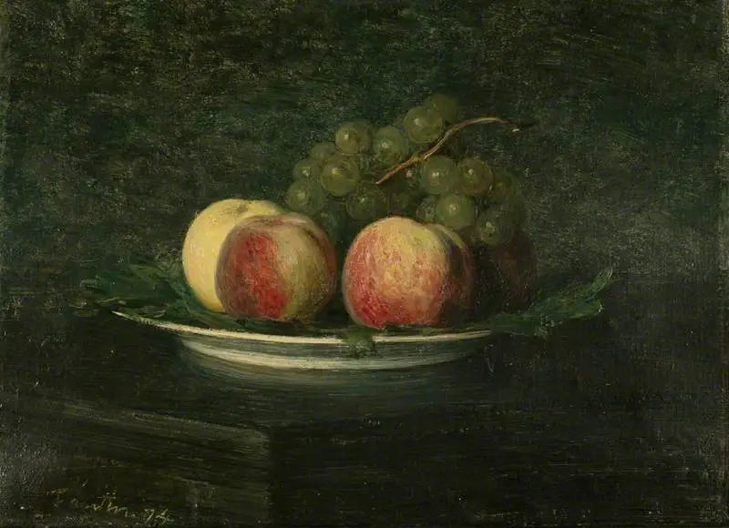Pêssegos e uvas - Henri Fantin-Latour