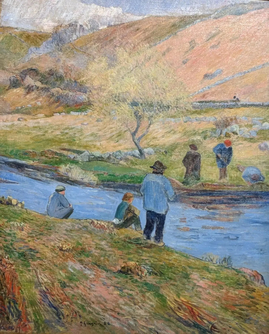Pescadores bretões - Paul Gauguin