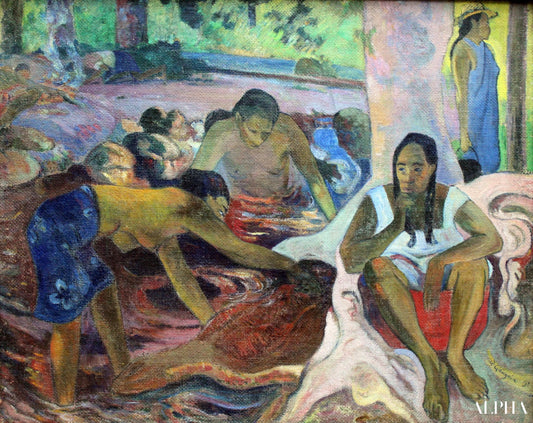 Pêcheuses de Tahiti - Paul Gauguin - Reproductions de tableaux et peintures haut de gamme