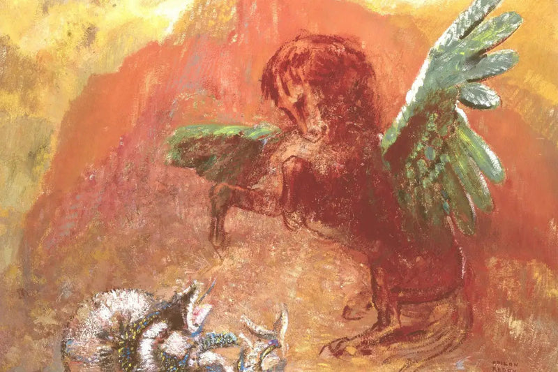 Pégaso e a Hidra - Odilon Redon