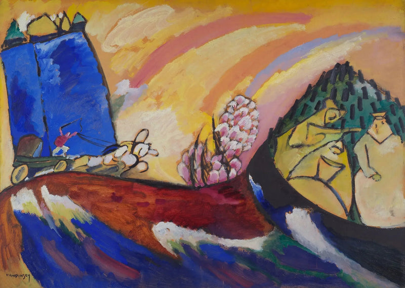 Pintura com Troika - Vassily Kandinsky