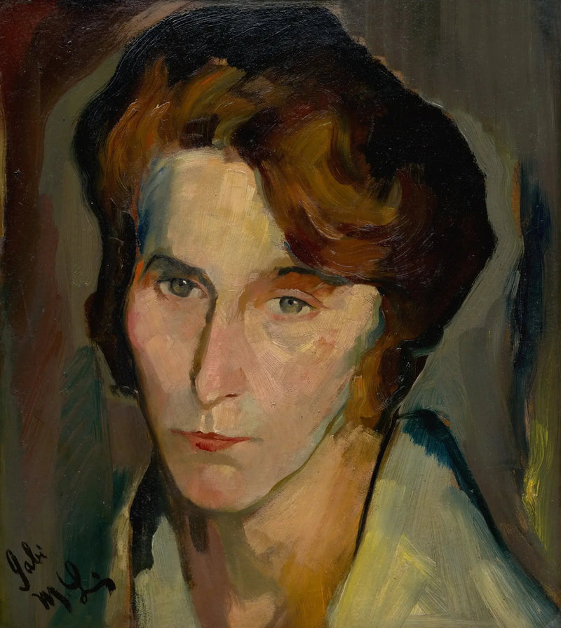 Pintura da mãe do artista - Max Liebermann