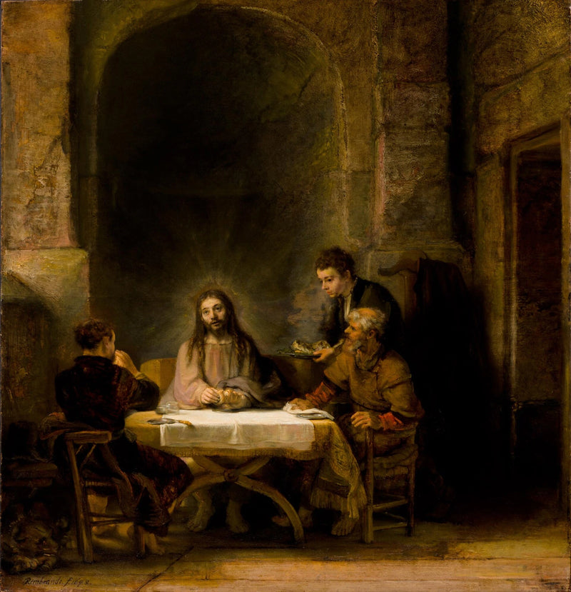 Os peregrinos de Emaús - Rembrandt