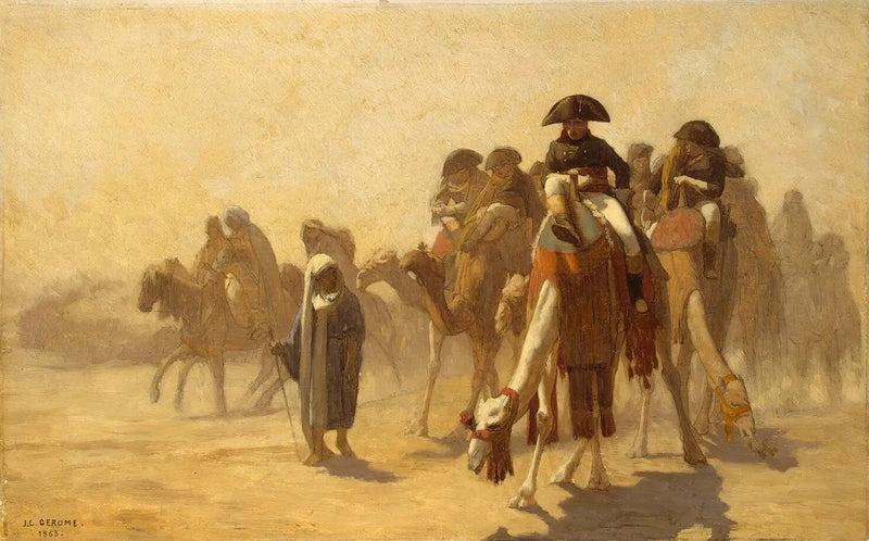 Pendente Napoleão sua campanha no Egito - Jean-Léon Gérôme
