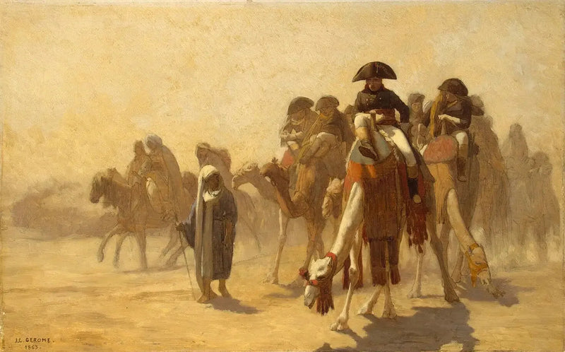 Pendente Napoleão sua campanha no Egito - Jean-Léon Gérôme