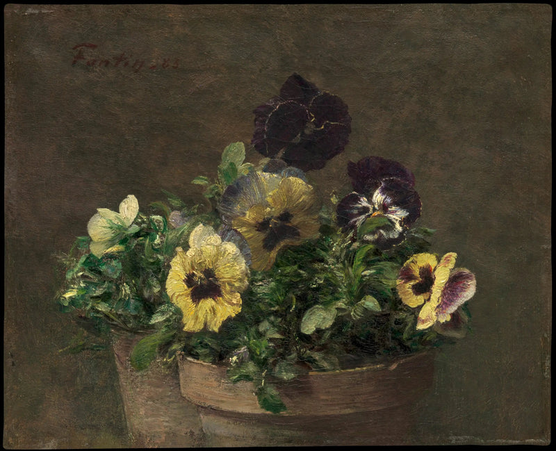 Pensamentos em vaso - Henri Fantin-Latour