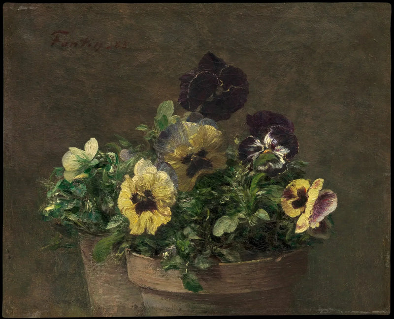 Pensamentos em vaso - Henri Fantin-Latour