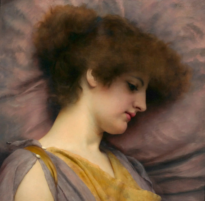 Pensamentos Distantes (Rose Pettigrew) - John William Godward