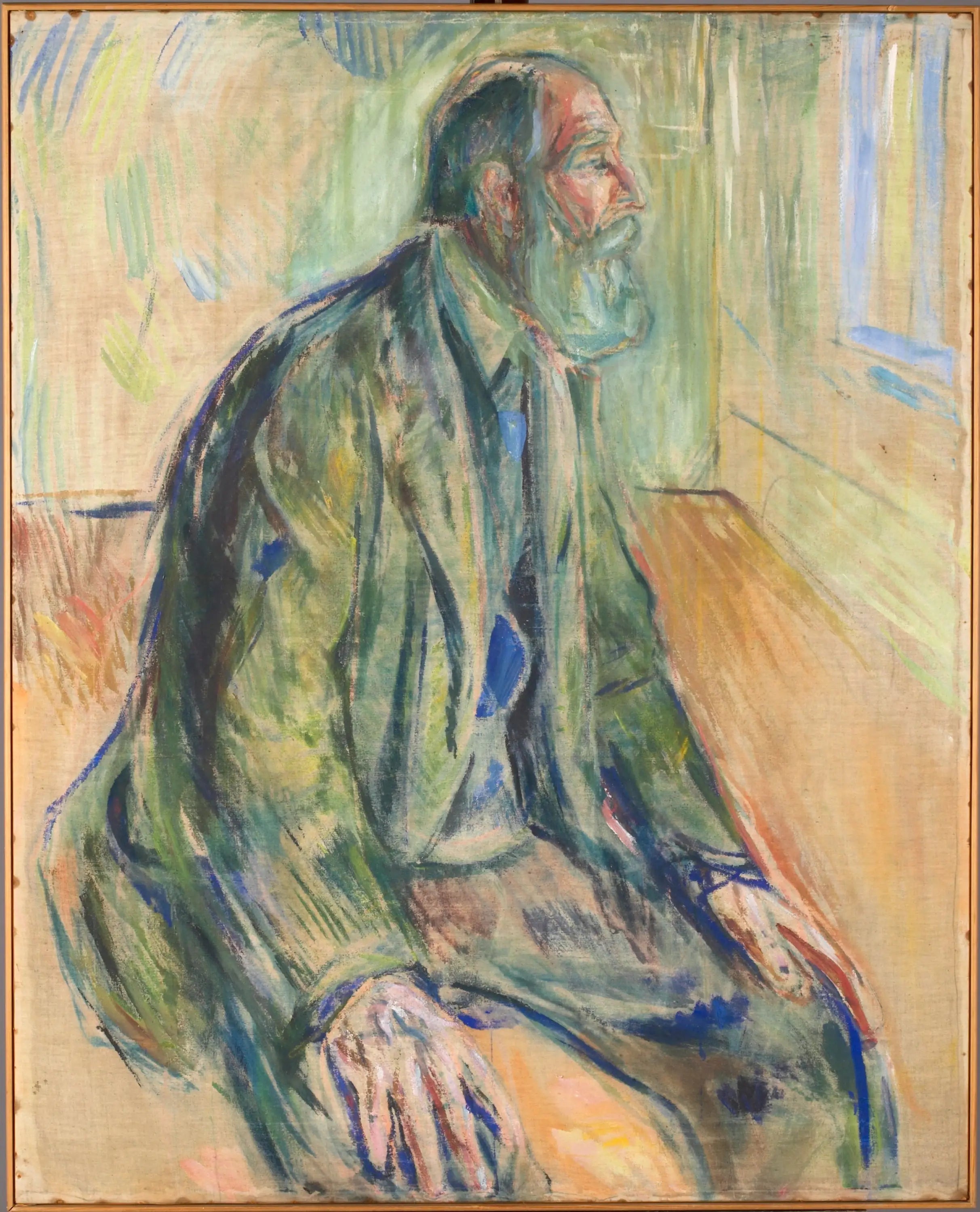 Reproduction du tableau « Percer la fenêtre - Edvard Munch » par Alpha Reproduction en peinture à l’huile