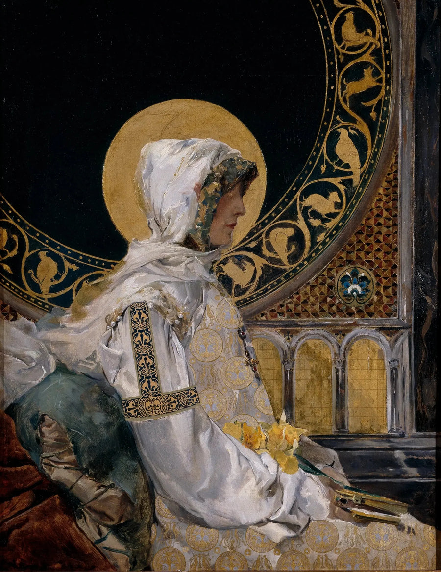 Papai Noel em oração - Joaquín Sorolla
