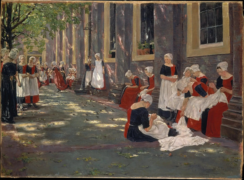 Período gratuito no orfanato de Amsterdã - Max Liebermann