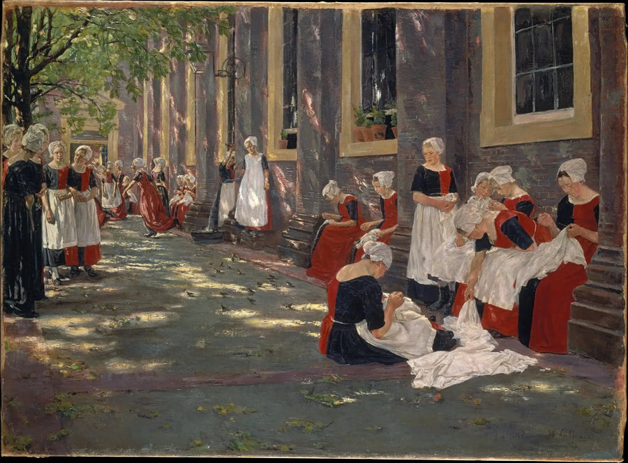 Período gratuito no orfanato de Amsterdã - Max Liebermann