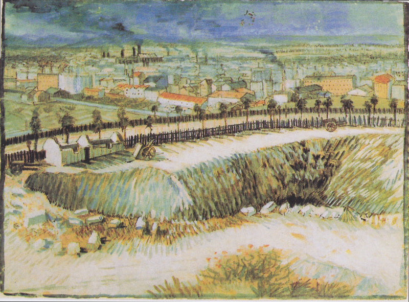 Na periferia de Paris, perto de Montmartre - Vincent van Gogh