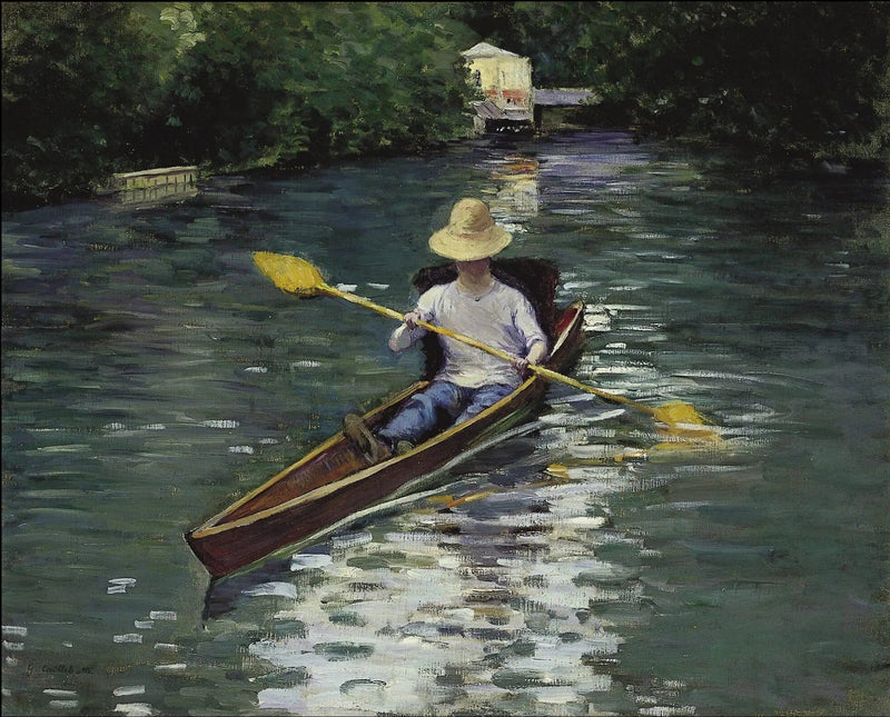 Périssoire no Yerres - Gustave Caillebotte