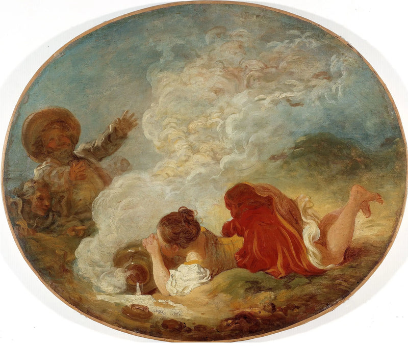 Perrette e a panela de leite - Jean-Honoré Fragonard